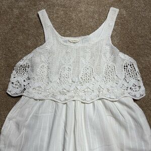 White Crochet Lace jumpsuit